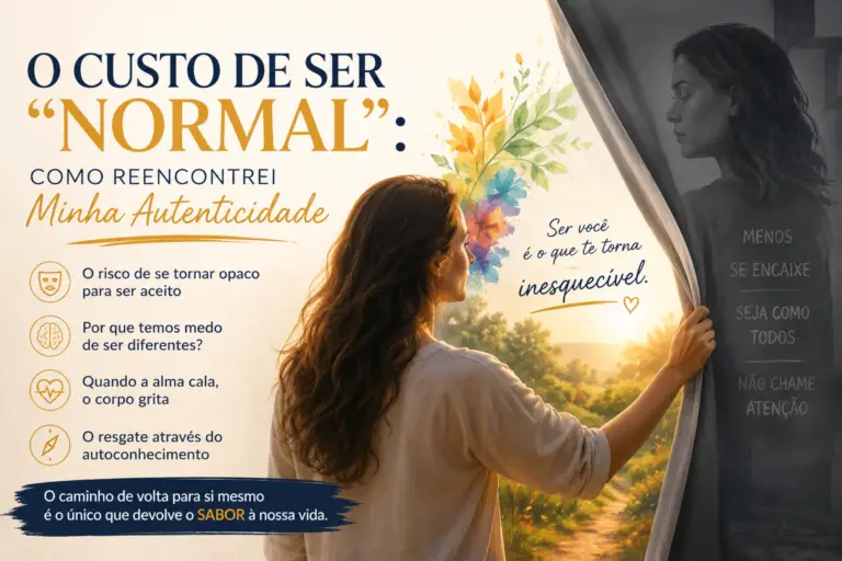 O Custo de Ser “Normal”: Como Reencontrei Minha Autenticidade
